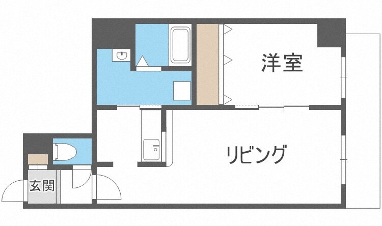 北海道札幌市白石区東札幌二条５ 白石駅 1LDK マンション 賃貸物件詳細