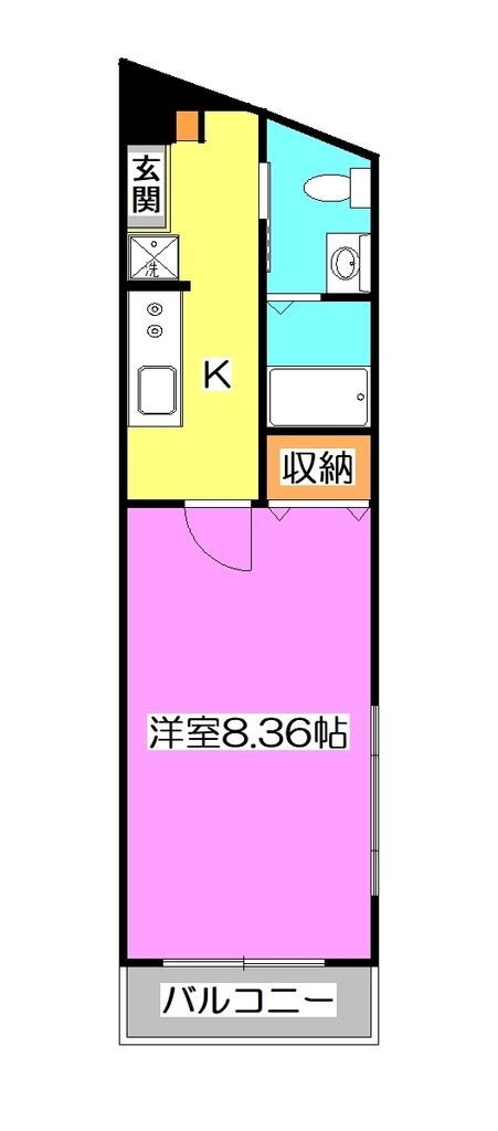 東京都東久留米市新川町１ 東久留米駅 1K マンション 賃貸物件詳細