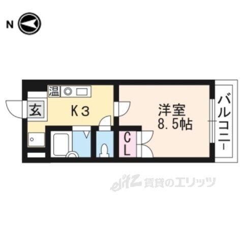 滋賀県草津市矢橋町 南草津駅 1K マンション 賃貸物件詳細