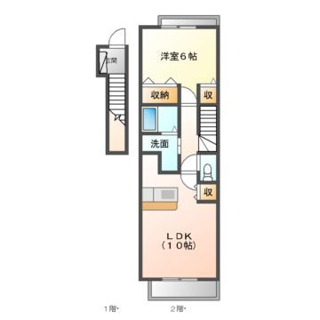 三重県津市神納町 津新町駅 1LDK アパート 賃貸物件詳細
