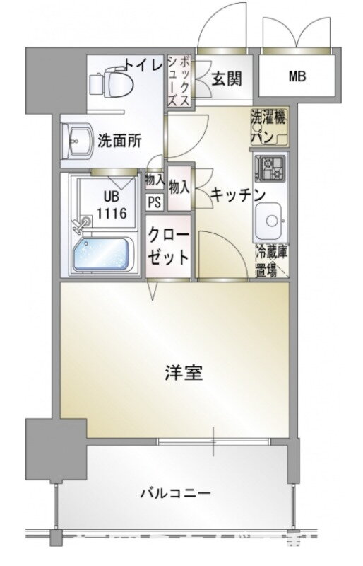 福岡県福岡市東区千早５ 香椎宮前駅 1K マンション 賃貸物件詳細