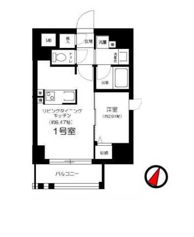 東京都千代田区神田三崎町２ 水道橋駅 1LDK マンション 賃貸物件詳細