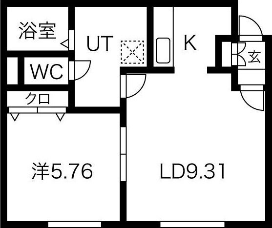 北海道千歳市信濃２ 千歳駅 1LDK アパート 賃貸物件詳細