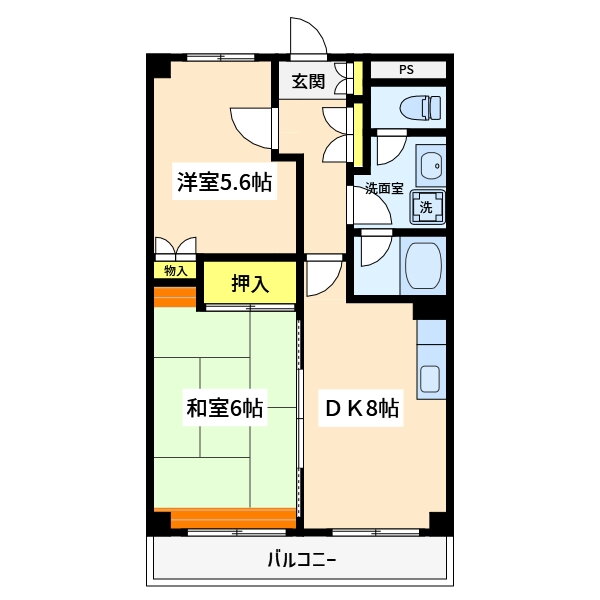 東京都調布市飛田給１ 飛田給駅 2DK マンション 賃貸物件詳細