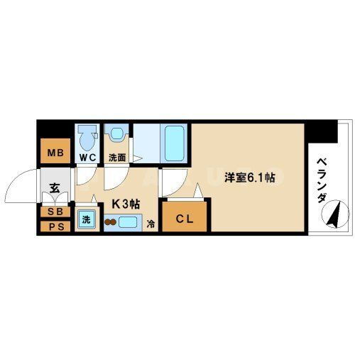大阪府大阪市北区中津２ 中津駅 1K マンション 賃貸物件詳細