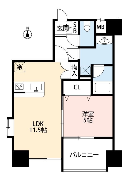 熊本県熊本市中央区新町３ 蔚山町駅 1LDK マンション 賃貸物件詳細