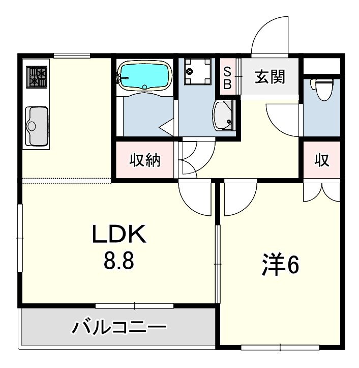 兵庫県西宮市段上町６ 甲東園駅 1LDK マンション 賃貸物件詳細