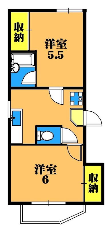東京都品川区二葉１ 大井町駅 2K アパート 賃貸物件詳細