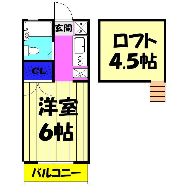 千葉県千葉市花見川区幕張町５ 幕張駅 1K アパート 賃貸物件詳細