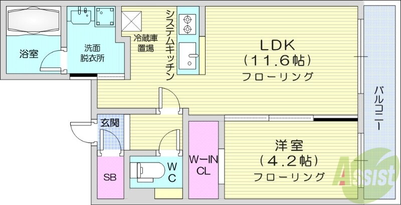 北海道札幌市中央区南三条西２１ 西１８丁目駅 1LDK マンション 賃貸物件詳細