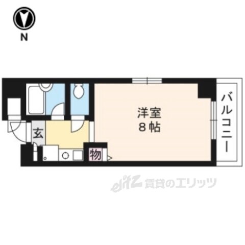 京都府京都市下京区石井筒町 大宮駅 1K マンション 賃貸物件詳細