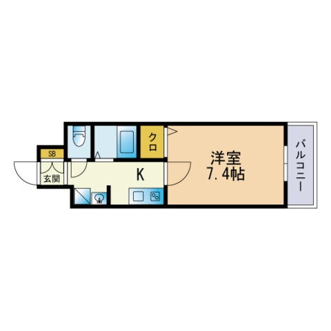 アイセレブ祇園 11階 1K 賃貸物件詳細