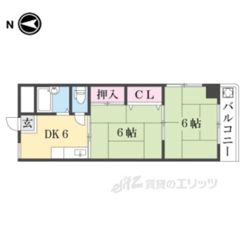 滋賀県長浜市神照町 長浜駅 2DK マンション 賃貸物件詳細