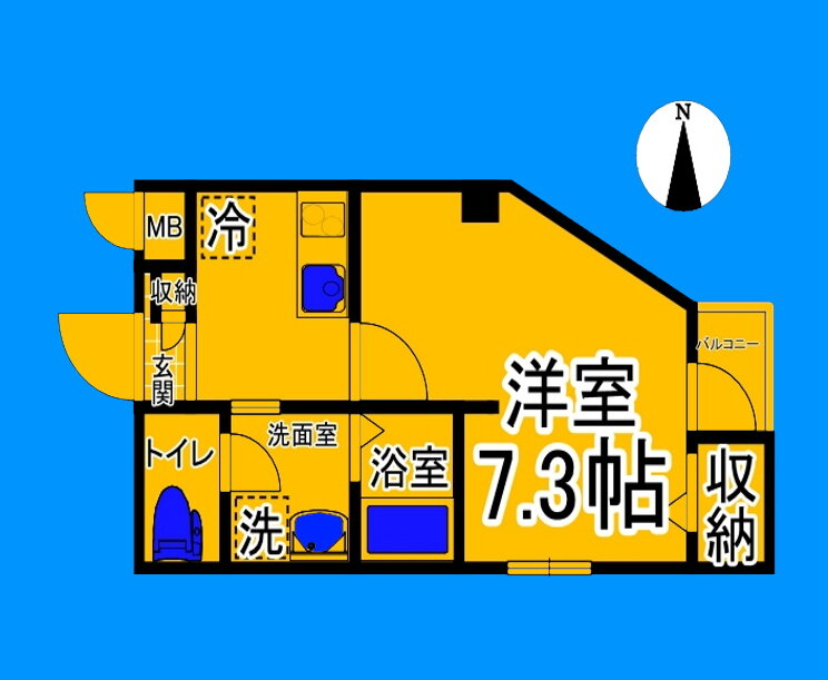 大阪府堺市堺区賑町４ 堺東駅 1K アパート 賃貸物件詳細