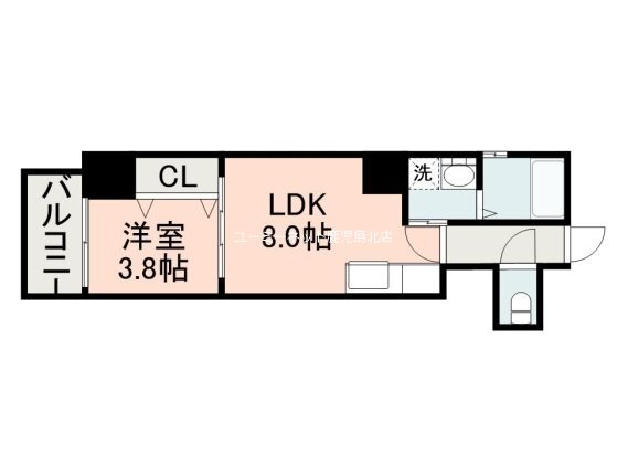 さくらヒルズ大黒町 6階 1LDK 賃貸物件詳細