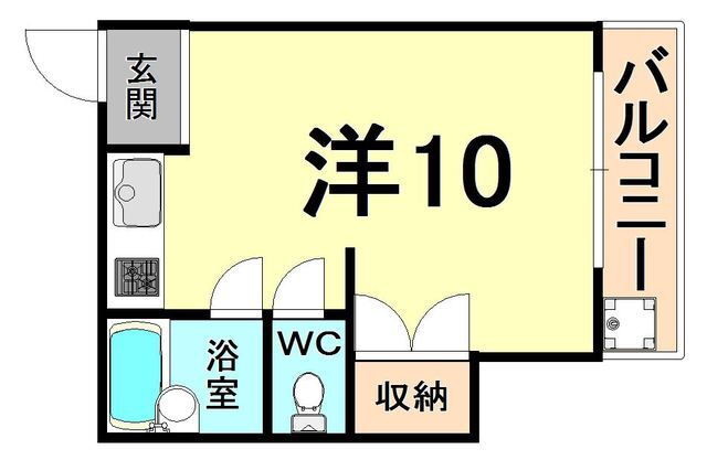 兵庫県伊丹市御願塚４ 稲野駅 ワンルーム マンション 賃貸物件詳細