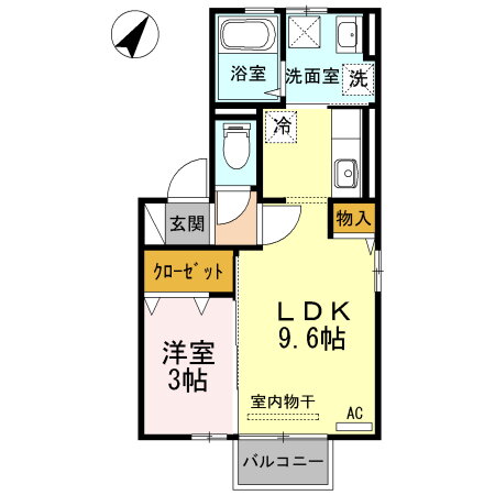富山県魚津市仏田 経田駅 1LDK アパート 賃貸物件詳細