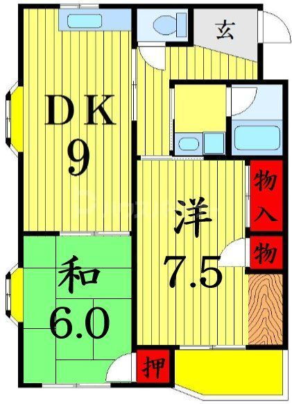 東京都葛飾区細田４ 京成小岩駅 2DK マンション 賃貸物件詳細