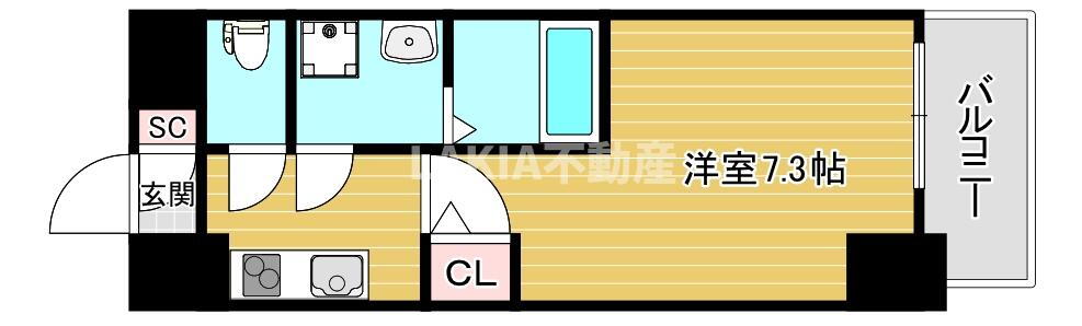 大阪府大阪市東成区大今里南１ 今里駅 1K マンション 賃貸物件詳細