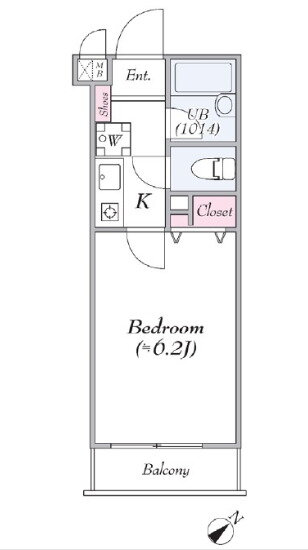 東京都練馬区羽沢２ 新桜台駅 1K マンション 賃貸物件詳細