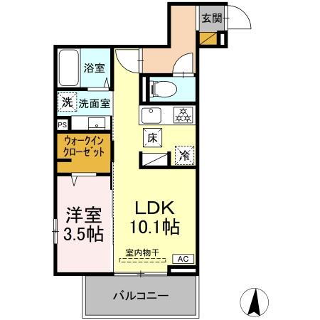 茨城県ひたちなか市上野２ 勝田駅 1LDK アパート 賃貸物件詳細