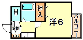 兵庫県神戸市灘区岩屋北町４ 岩屋駅 1K マンション 賃貸物件詳細