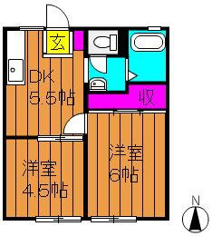 岡山県倉敷市中庄 中庄駅 2K アパート 賃貸物件詳細
