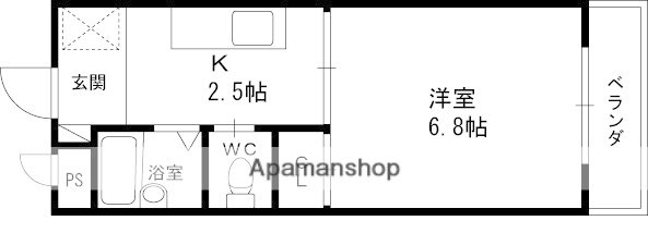 大阪府枚方市西牧野３ 牧野駅 1K アパート 賃貸物件詳細