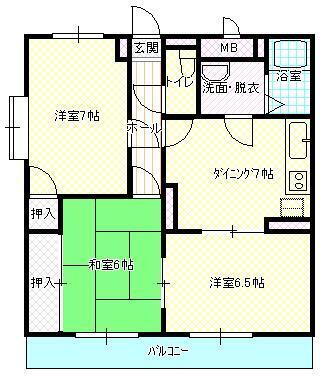 山形県山形市鳥居ケ丘 山形駅 3DK マンション 賃貸物件詳細