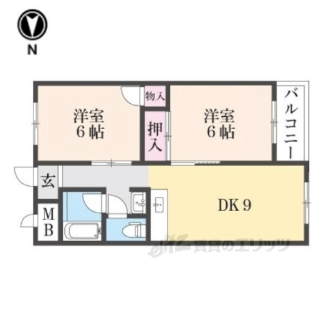 大阪府寝屋川市太秦緑が丘 寝屋川市駅 2DK マンション 賃貸物件詳細