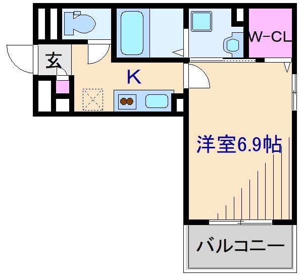 神奈川県横浜市港北区篠原北１ 菊名駅 1K アパート 賃貸物件詳細