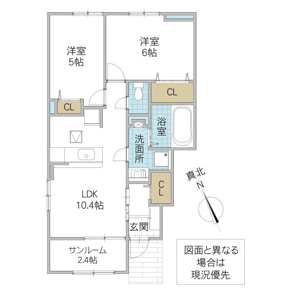 茨城県水戸市堀町 赤塚駅 2LDK アパート 賃貸物件詳細