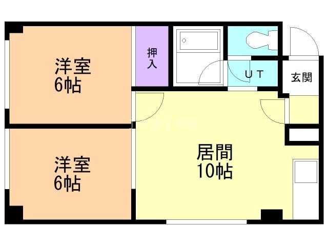 北海道札幌市清田区真栄二条１ 2LDK マンション 賃貸物件詳細