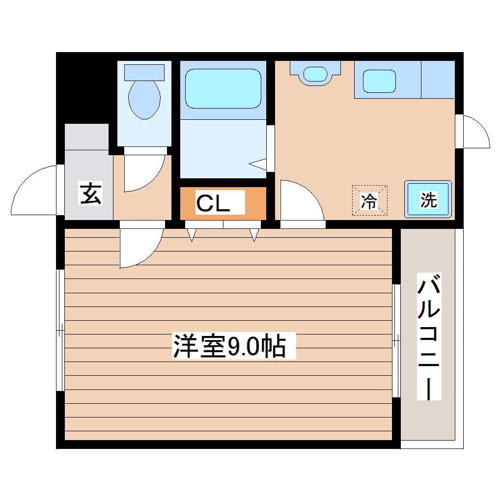 宮城県仙台市青葉区北山２ 北山駅 1K アパート 賃貸物件詳細
