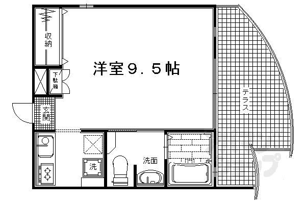 京都府京都市西京区川島滑樋町 桂駅 1K マンション 賃貸物件詳細