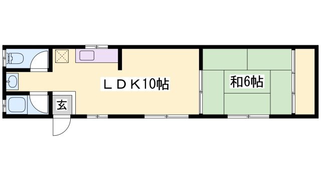 兵庫県姫路市飾磨区宮 飾磨駅 1LDK アパート 賃貸物件詳細