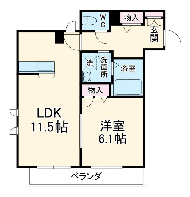 神奈川県川崎市高津区諏訪３ 溝の口駅 1LDK アパート 賃貸物件詳細