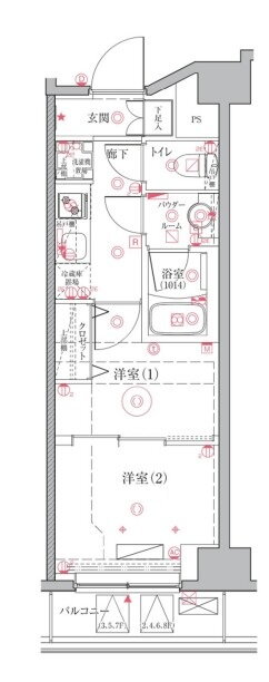 東京都立川市曙町１ 立川駅 2K マンション 賃貸物件詳細