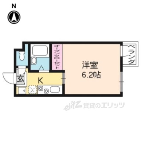 京都府京都市上京区玉屋町 北野白梅町駅 1K マンション 賃貸物件詳細