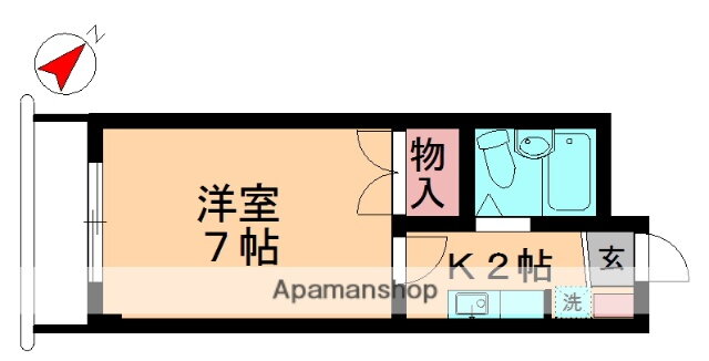千葉県千葉市若葉区若松町 小倉台駅 1K アパート 賃貸物件詳細