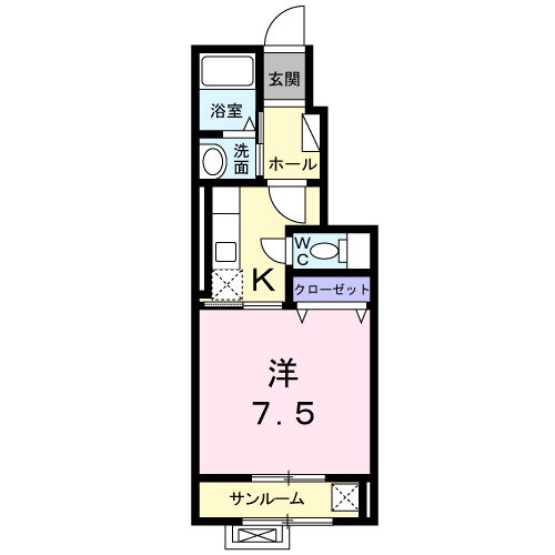 山形県山形市上町３ 山形駅 1K アパート 賃貸物件詳細