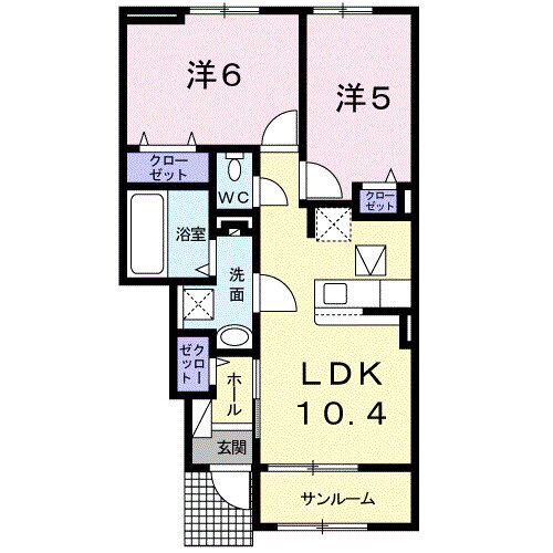埼玉県加須市馬内 加須駅 2LDK アパート 賃貸物件詳細