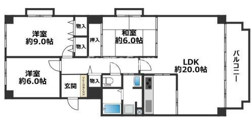 兵庫県神戸市須磨区離宮前町２ 月見山駅 3LDK マンション 賃貸物件詳細