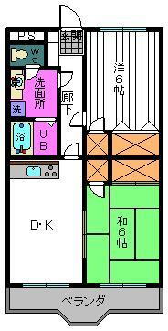 レジデンシア・パールブランカ 1階 2DK 賃貸物件詳細