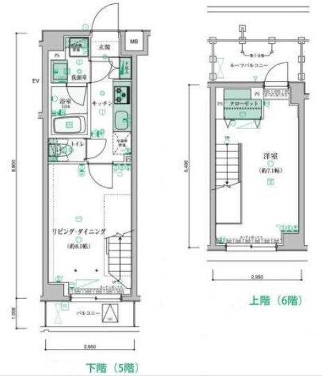 リヴシティ西早稲田 5階 1LDK 賃貸物件詳細