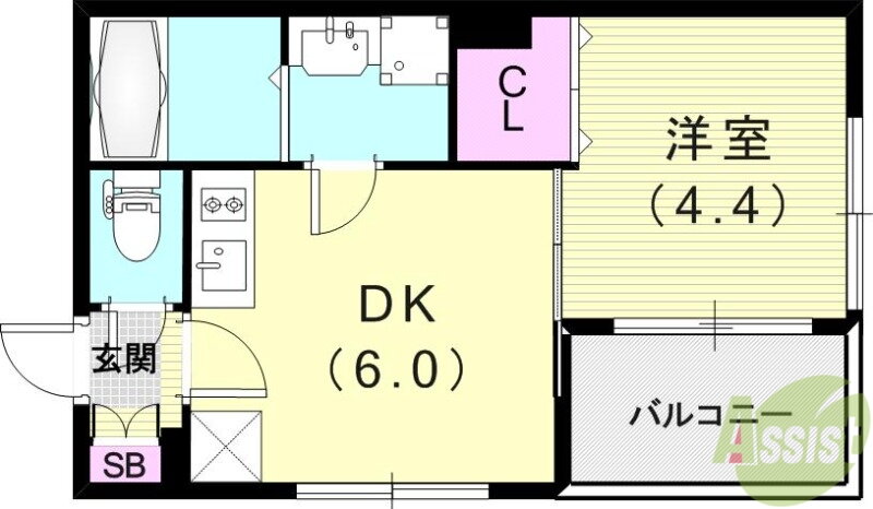 兵庫県神戸市長田区長田町５ 長田駅 1DK アパート 賃貸物件詳細