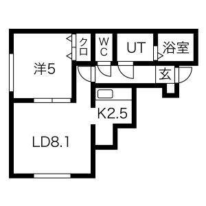 北海道札幌市手稲区稲穂一条１ 稲穂駅 1LDK アパート 賃貸物件詳細