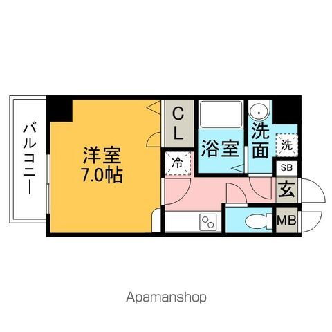 福岡県福岡市博多区博多駅南２ 東比恵駅 1K マンション 賃貸物件詳細