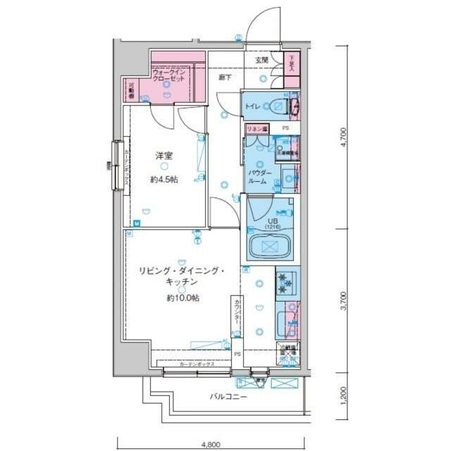 東京都台東区日本堤１ 三ノ輪駅 1LDK マンション 賃貸物件詳細