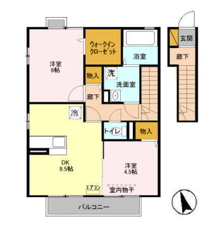 千葉県流山市加３ 流山セントラルパーク駅 2DK アパート 賃貸物件詳細